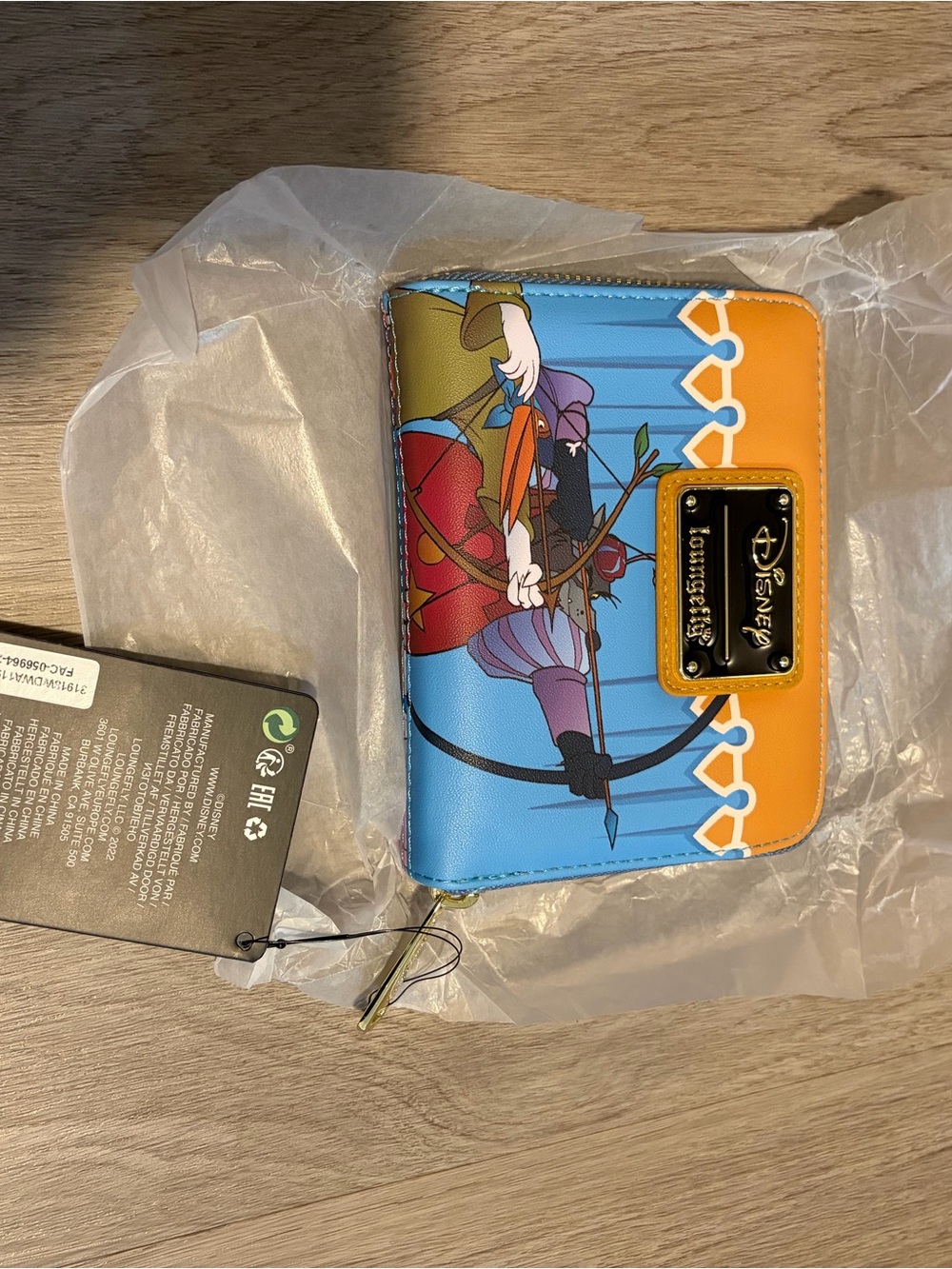 Robin Hood Zip around wallet Disney